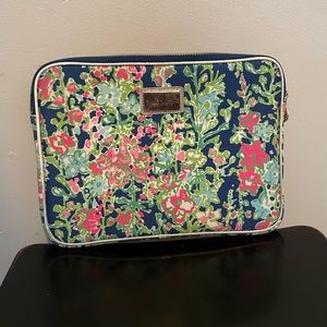 Lily Pulitzer computer case 14inx10in.